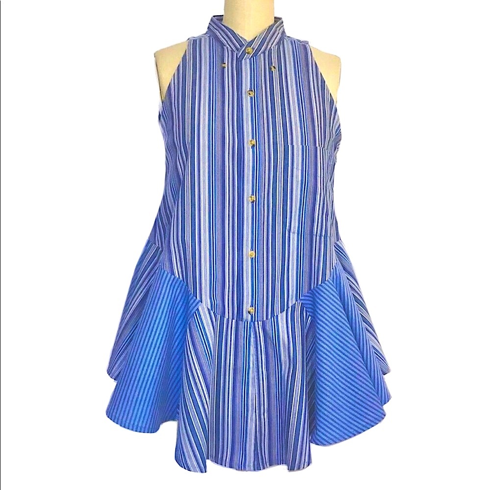Striped Blouse from Men’s Shirts